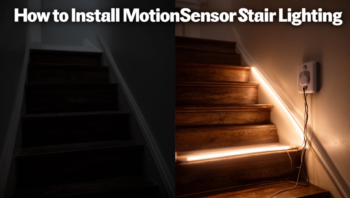 Jak podłączyć oświetlenie schodowe z czujnikiem ruchu