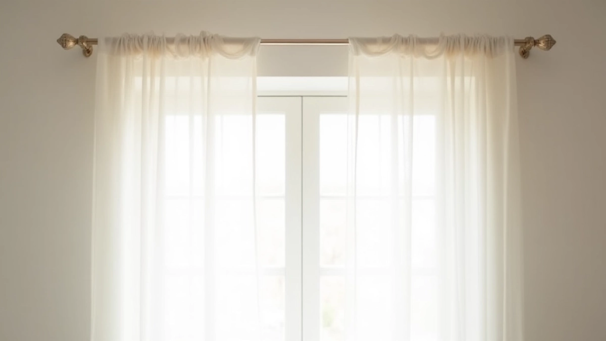 Jak wieszać firanki na karniszu