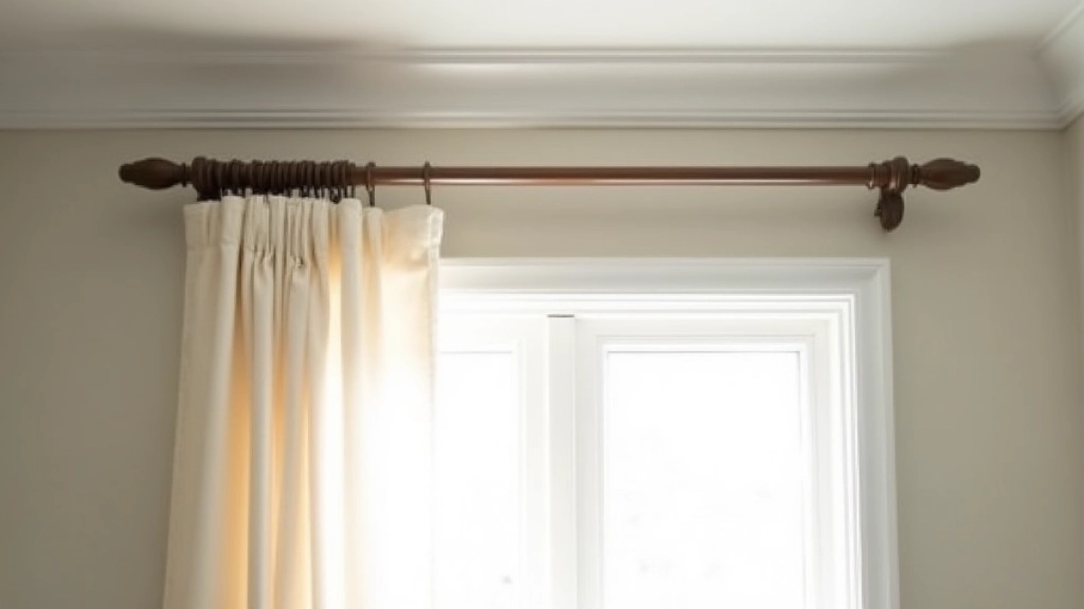 Jak wieszać karnisz sufitowy