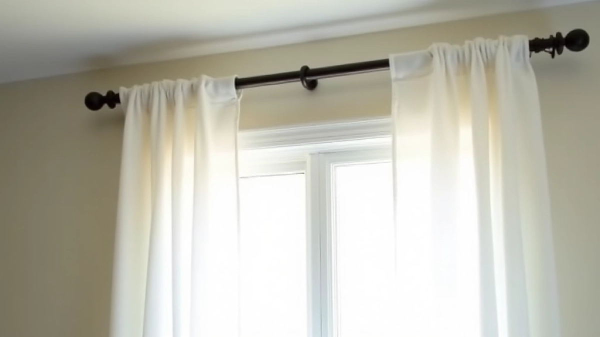 Jak wieszać zasłony na karniszu
