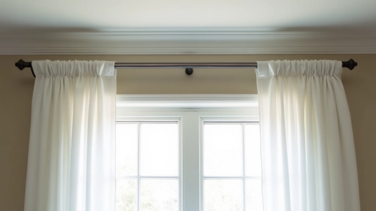 Jak wysoko karnisz nad oknem