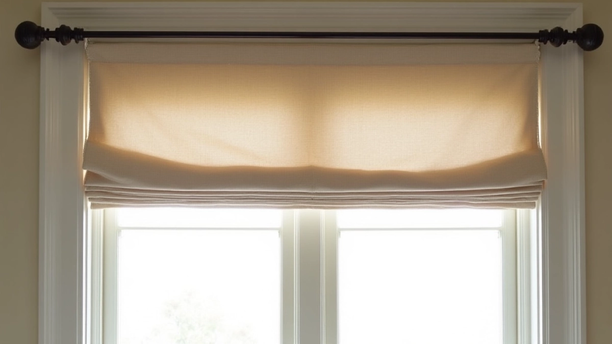 Jak zrobić roletę rzymską na karnisz