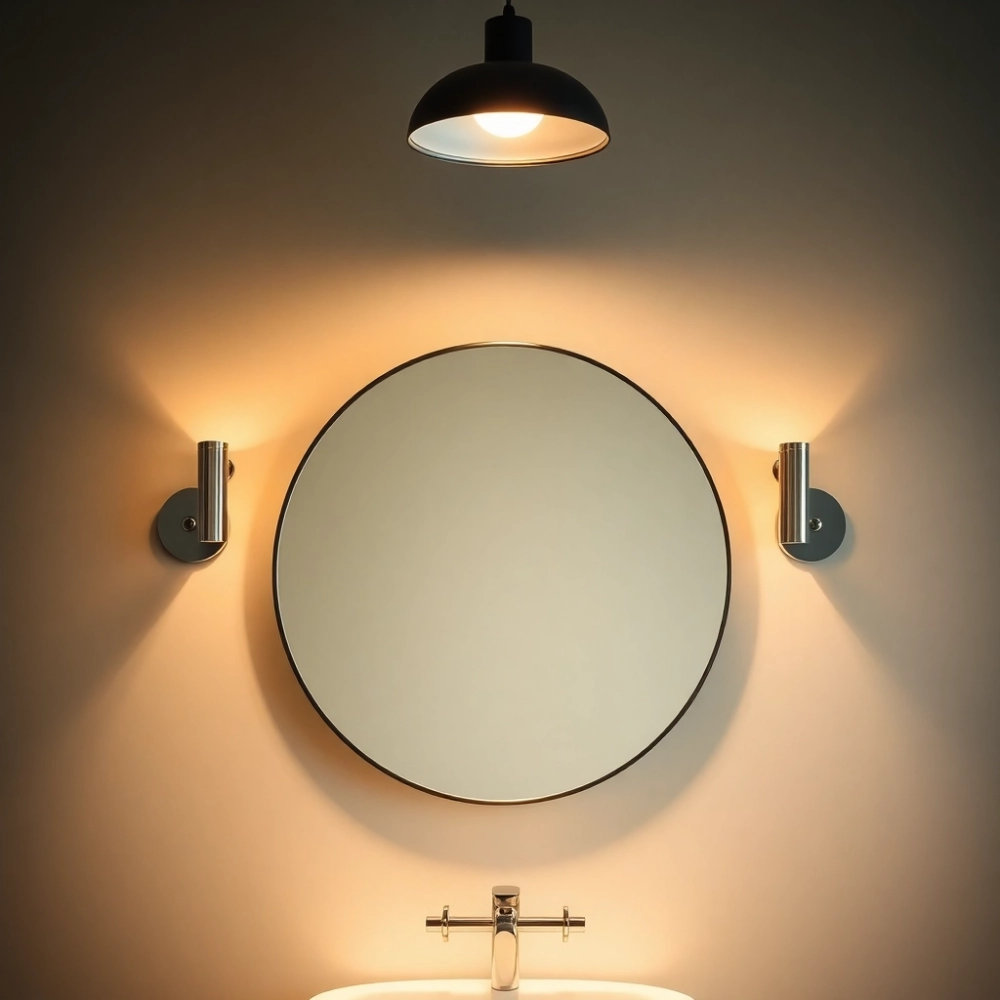 Jakie Oświetlenie Do Okrągłego Lustra