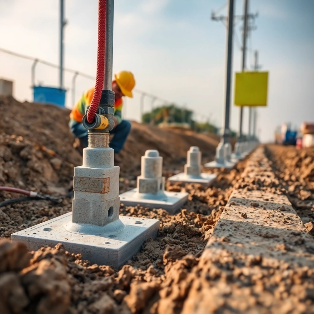 Montaż Fundamentów Pod Słupy Oświetleniowe Cena