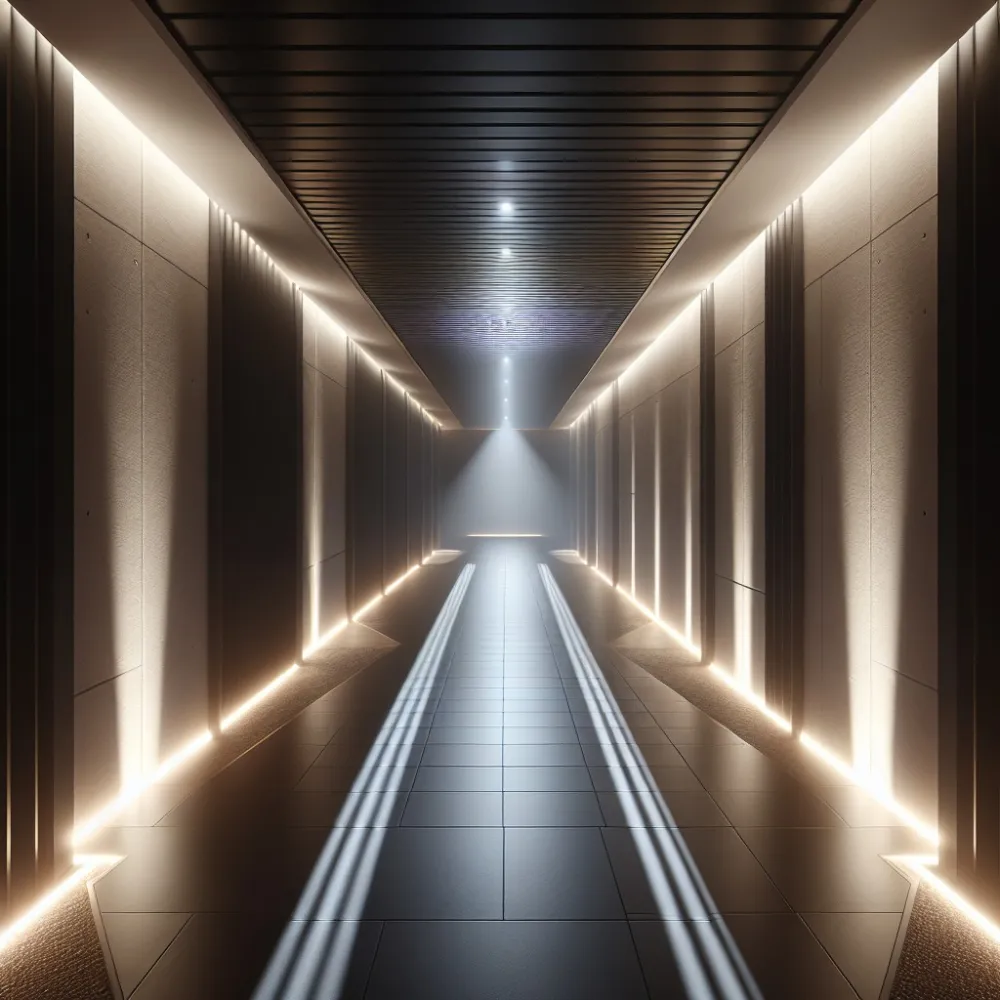 Oświetlenie Korytarza Przy Podłodze