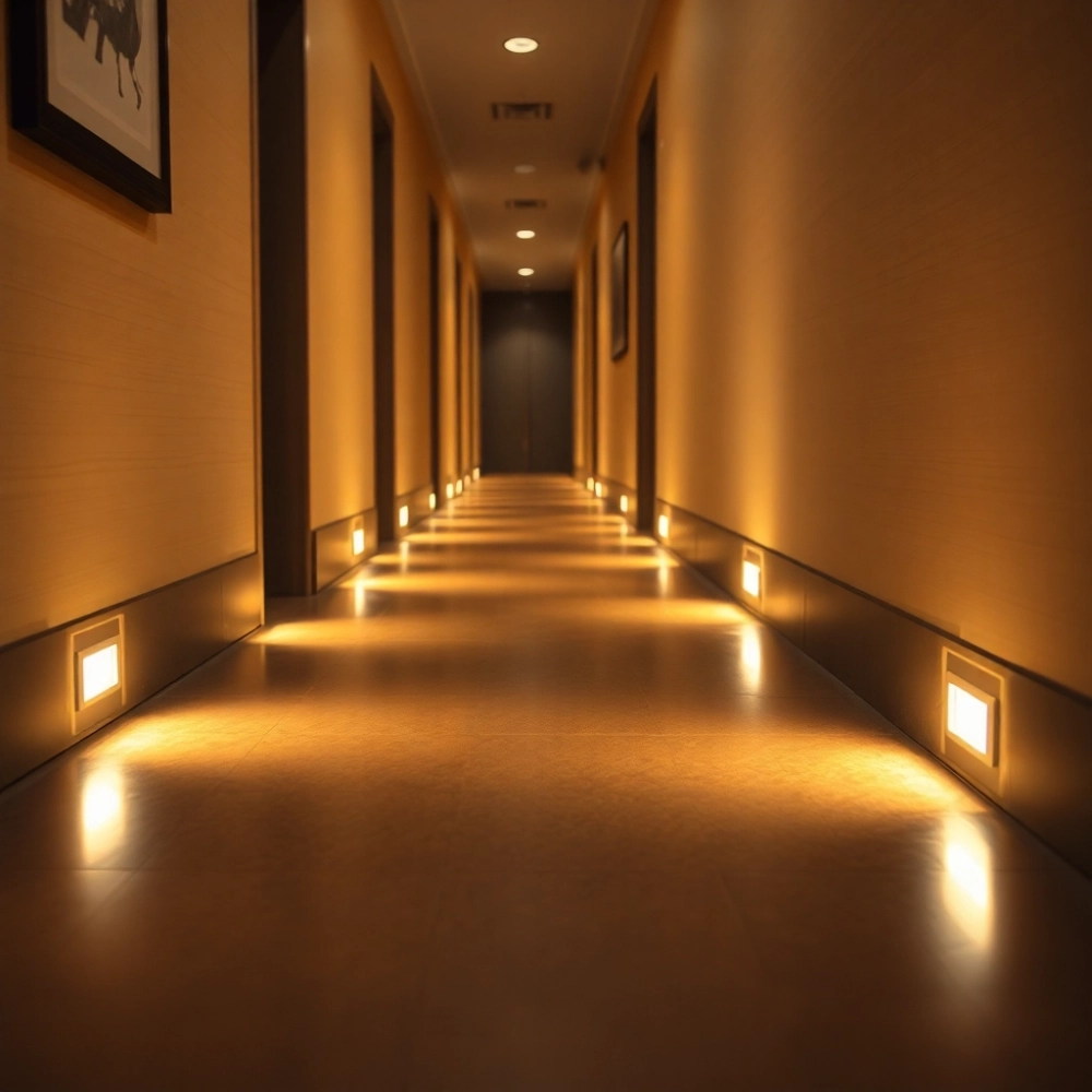 Oświetlenie Przy Podłodze Korytarz