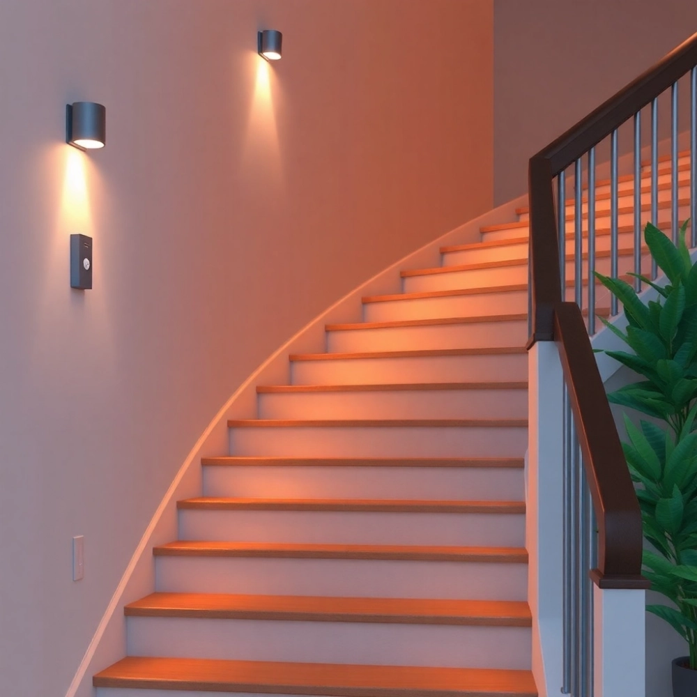 Oświetlenie Schodowe Z Czujnikiem Ruchu I Zmierzchu Schemat