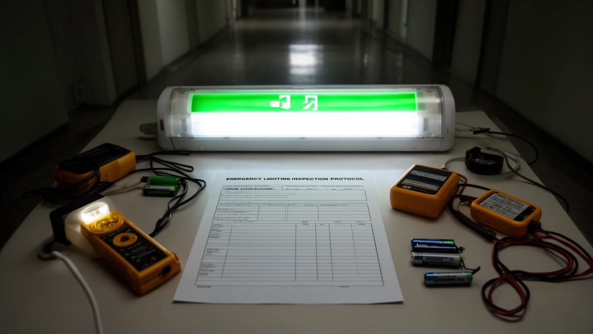 Protokół z przeglądu oświetlenia awaryjnego wzór