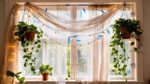 Jak ozdobić okno bez karnisza