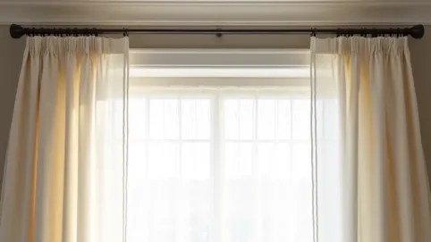 Jak powiesić firanki i zasłony na jednym karniszu