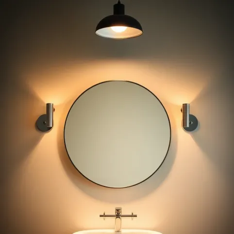 Jakie Oświetlenie Do Okrągłego Lustra