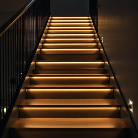 Nowoczesne Oświetlenie Schodowe