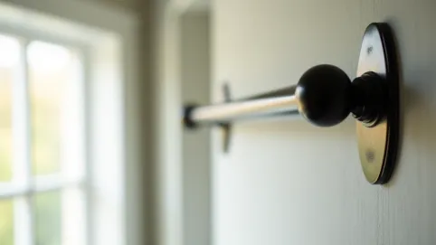 Okno przy ścianie jaki karnisz