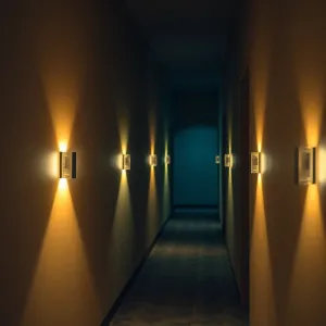 Oświetlenie Nocne Korytarza Z Czujnikiem Ruchu