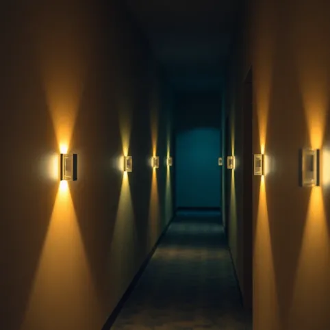 Oświetlenie Nocne Korytarza Z Czujnikiem Ruchu