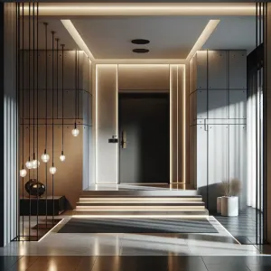 Oświetlenie Podłogi W Przedpokoju