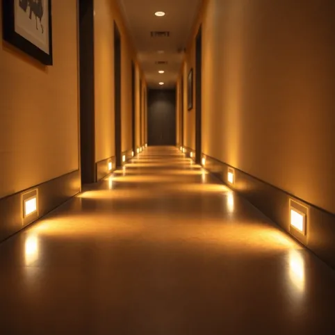 Oświetlenie Przy Podłodze Korytarz