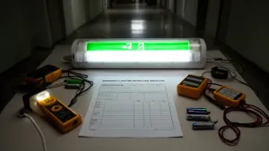 Protokół z przeglądu oświetlenia awaryjnego wzór